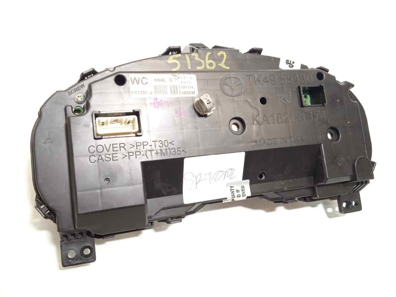 Recambio de cuadro instrumentos para mazda cx-5 2.0 cat referencia OEM IAM KN4LC  KN4L55430C