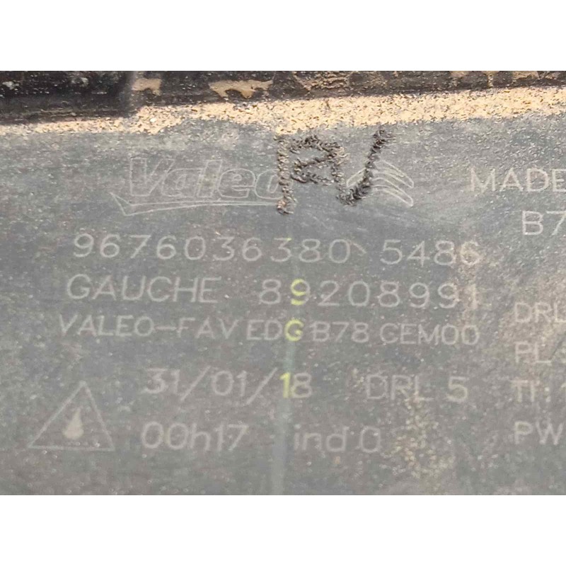 Recambio de piloto delantero izquierdo para citroën c4 picasso feel referencia OEM IAM 9676036380  