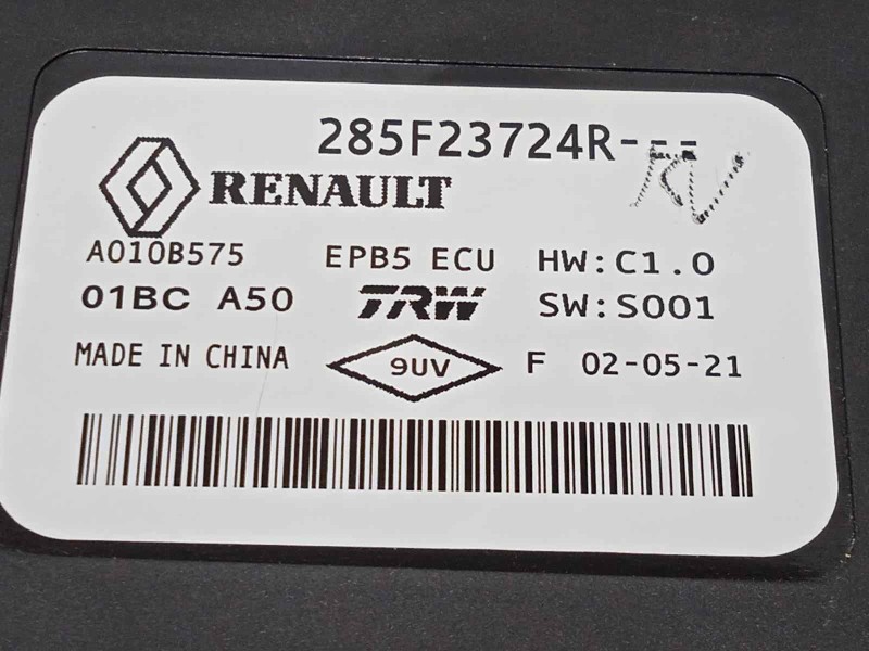 Recambio de modulo electronico para renault captur ii referencia OEM IAM 285F23724R  