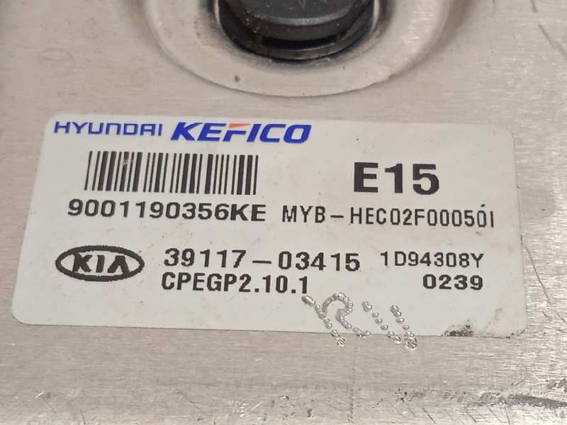 Recambio de centralita motor uce para kia rio (yb) 1.2 cat referencia OEM IAM 3911703415  