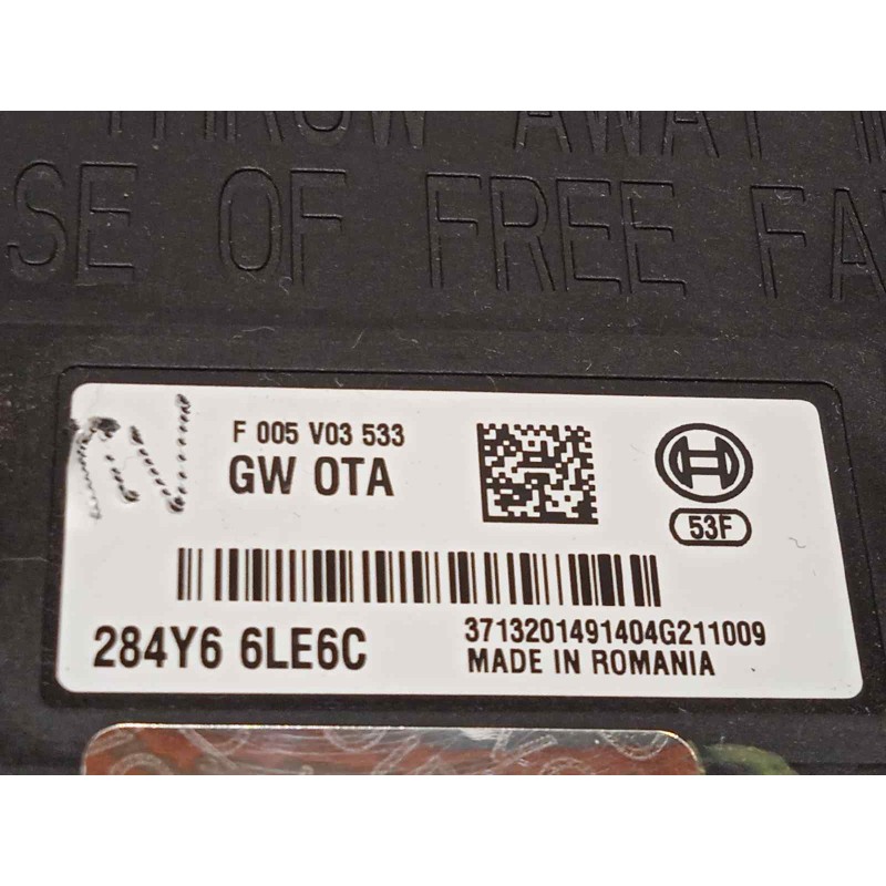 Recambio de modulo electronico para renault captur ii referencia OEM IAM 284Y66LE6C  F005V03533