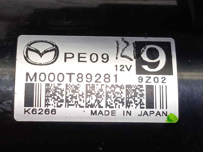 Recambio de motor arranque para mazda cx-5 2.0 cat referencia OEM IAM M000T89281 PE09 PE0918400