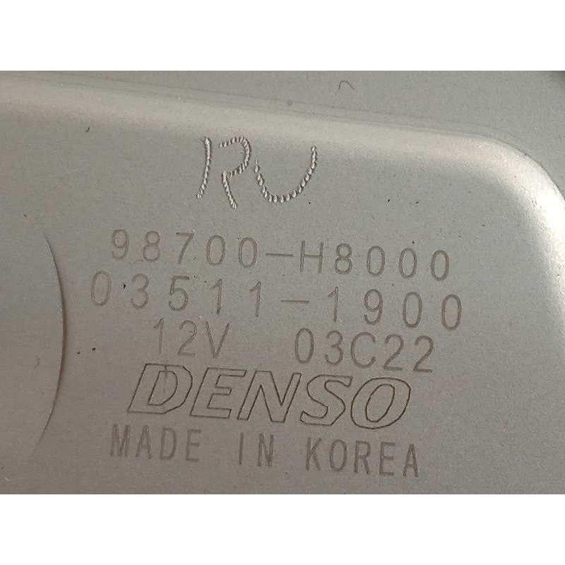 Recambio de motor limpia trasero para kia rio (yb) 1.2 cat referencia OEM IAM 98700H8000  035111900