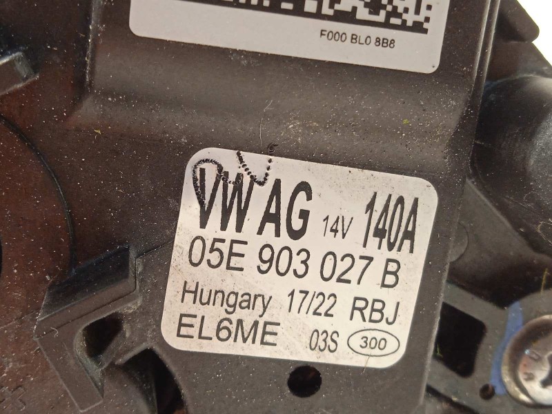 Recambio de alternador para volkswagen tiguan (ax1) 1.5 16v tsi act referencia OEM IAM 05E903027B  