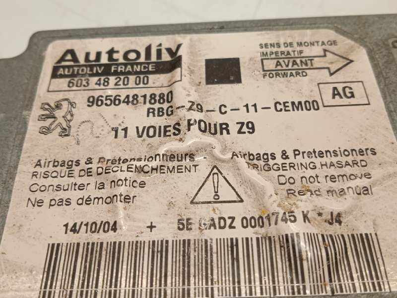 Recambio de centralita airbag para peugeot 607 (s2) 2.2 referencia OEM IAM 9656481880  603482000