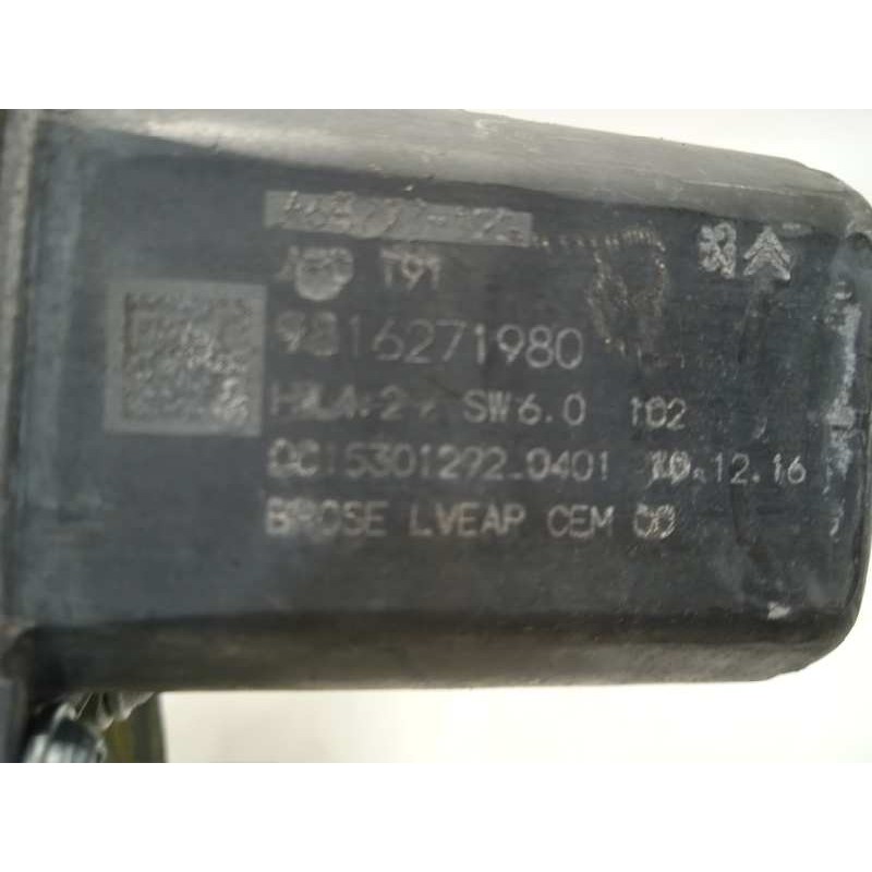 Recambio de elevalunas trasero derecho para peugeot 308 style referencia OEM IAM 9816271980  9826080380