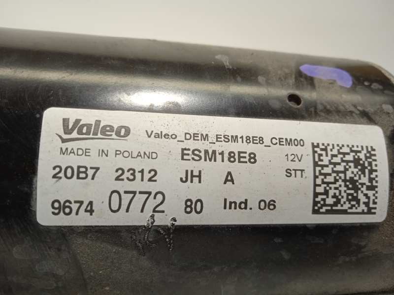 Recambio de motor arranque para peugeot 308 style referencia OEM IAM 9674077280  ESM18E8