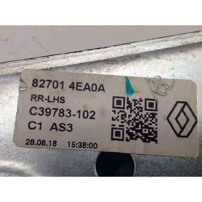 Recambio de elevalunas trasero izquierdo para renault kadjar 1.2 tce energy referencia OEM IAM 827014EA0A  