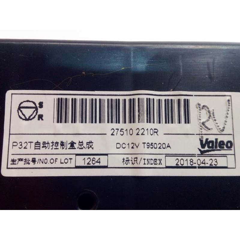 Recambio de mando climatizador para renault kadjar 1.2 tce energy referencia OEM IAM 275102210R  