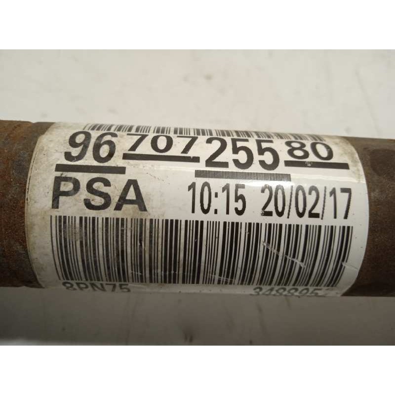 Recambio de transmision delantera derecha para peugeot 308 style referencia OEM IAM 9670725580  