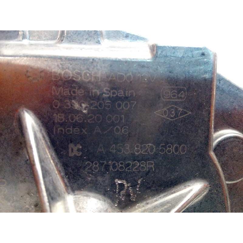 Recambio de motor limpia trasero para renault kadjar 1.2 tce energy referencia OEM IAM 287108228R  