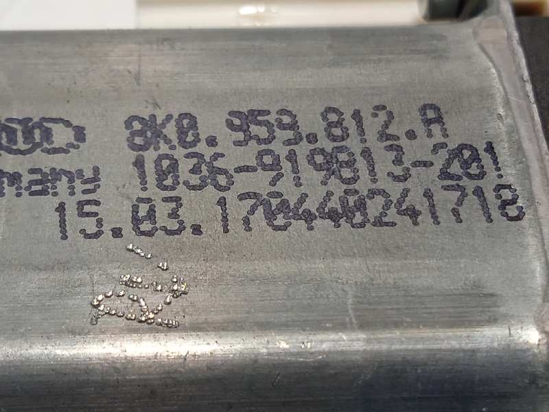 Recambio de elevalunas trasero derecho para audi q3 (8ug) 2.0 16v tfsi referencia OEM IAM 8U0839462  8K0959812A