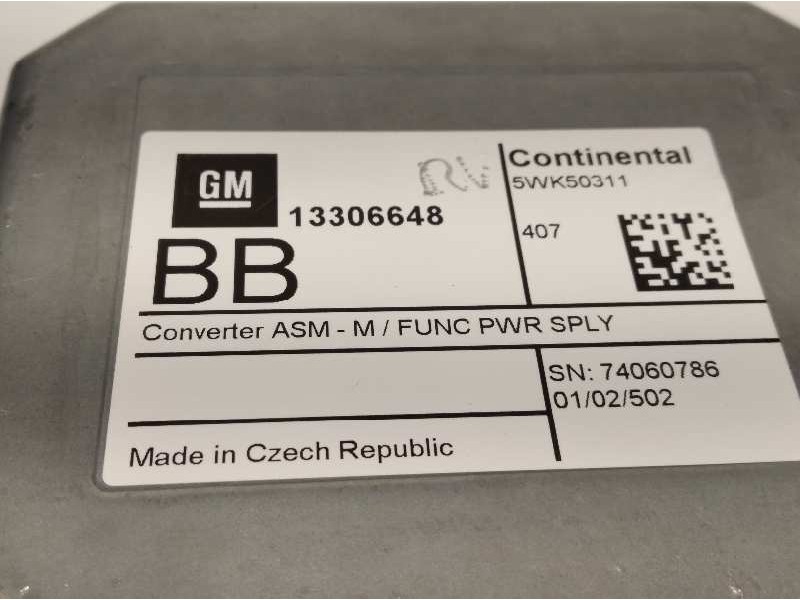 Recambio de modulo electronico para opel mokka x 1.4 16v turbo referencia OEM IAM 13306648  13306648