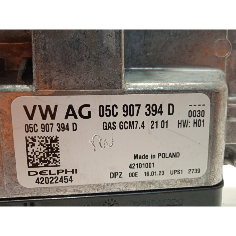 Recambio de centralita motor uce para volkswagen polo 1.0 tsi referencia OEM IAM 05C907394D 42022454 05C906032J2G0
