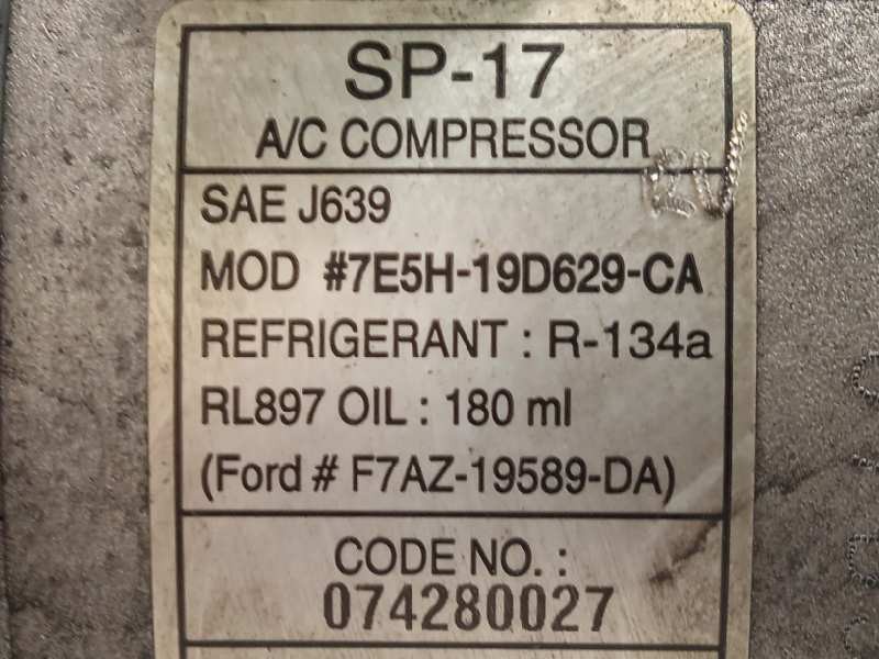 Recambio de compresor aire acondicionado para mercury milan 3.0 referencia OEM IAM 7E5H19D629CA  F7AZ19589DA