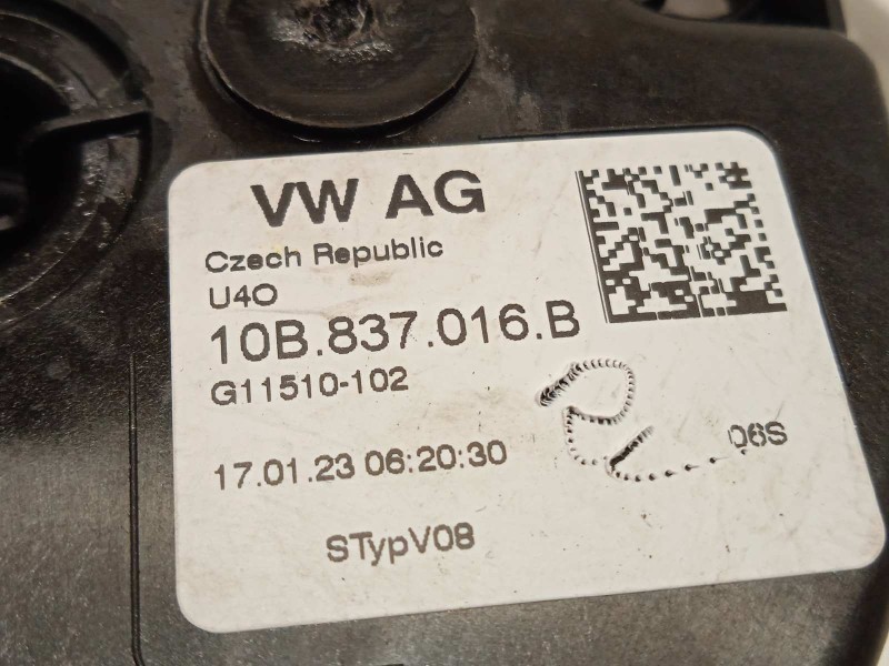 Recambio de cerradura puerta delantera derecha para volkswagen polo 1.0 tsi referencia OEM IAM 10B837016B  