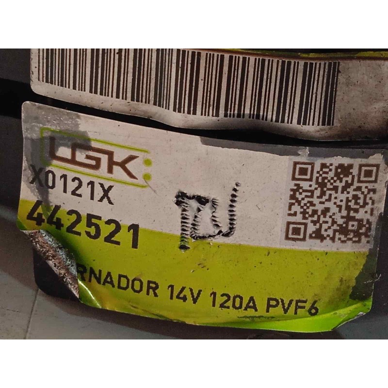 Recambio de alternador para renault clio iii exception referencia OEM IAM 442521  X0121X