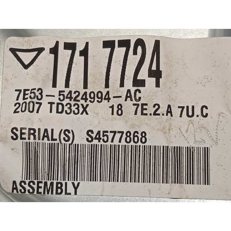 Recambio de elevalunas trasero derecho para mercury milan 3.0 referencia OEM IAM 7E535424994AC  6E535427144AB