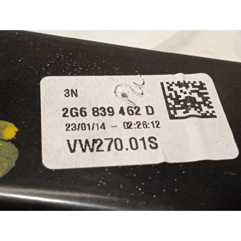 Recambio de elevalunas trasero derecho para volkswagen polo 1.0 tsi referencia OEM IAM 2G6839462D  5Q0959408D