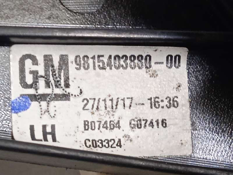 Recambio de elevalunas trasero izquierdo para opel grandland x selective referencia OEM IAM 9815403880  9815642880