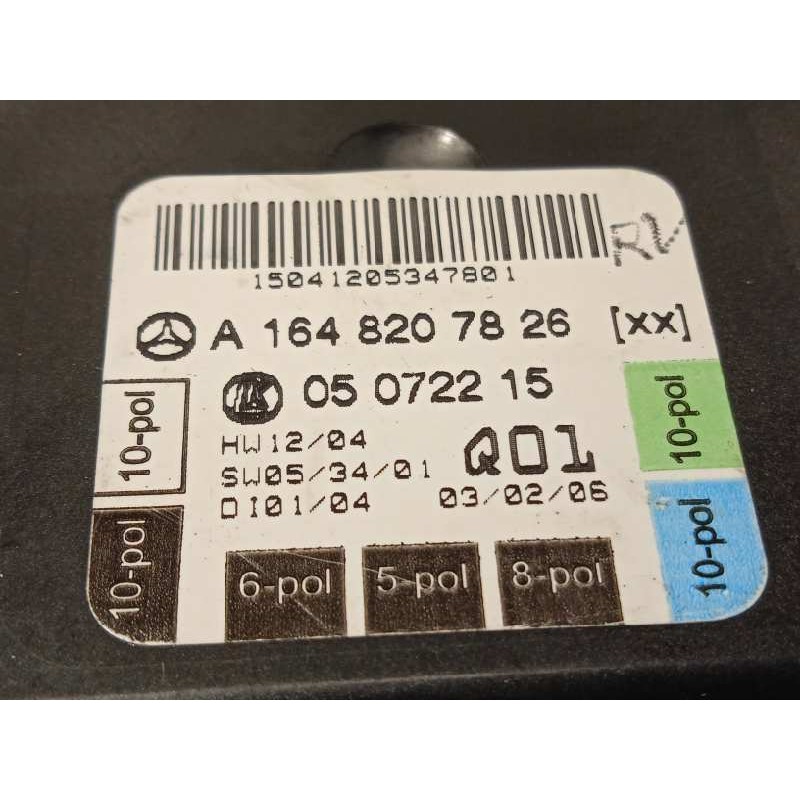 Recambio de centralita confort para mercedes-benz clase m (w164) 320 / 350 cdi (164.122) referencia OEM IAM A1648207826 16482078
