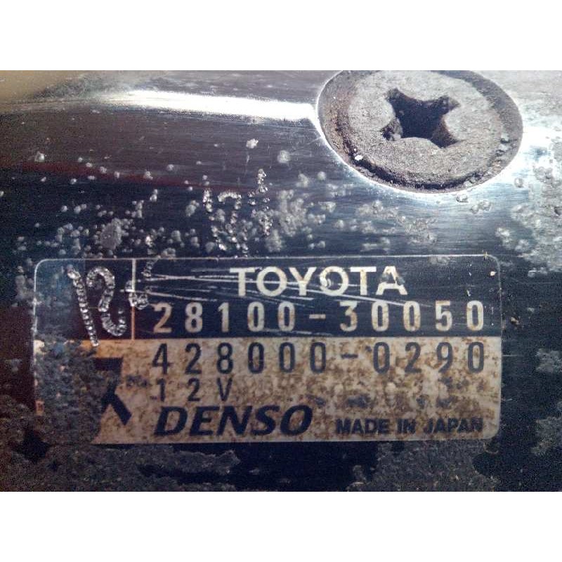 Recambio de motor arranque para toyota hilux (kun) 2.5 turbodiesel referencia OEM IAM 2810030050  428000290