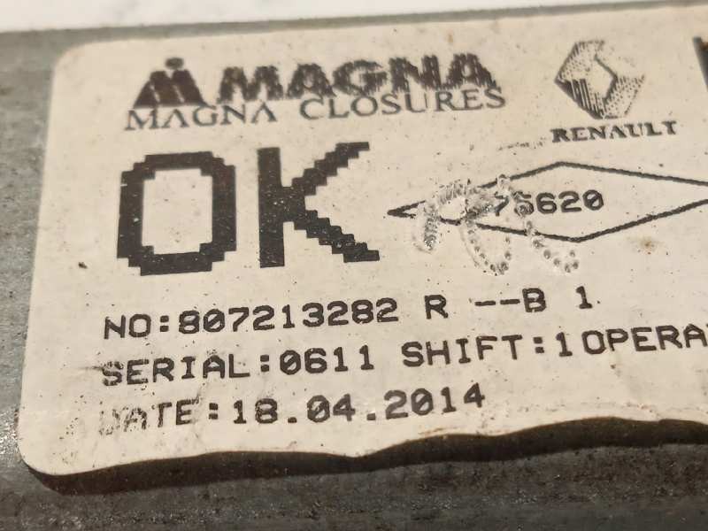 Recambio de elevalunas delantero izquierdo para dacia sandero ambiance referencia OEM IAM 807213282R  