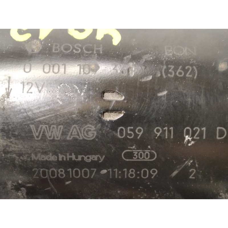 Recambio de motor arranque para audi a5 coupe (8t) 2.7 tdi referencia OEM IAM 059911021D  0001109361