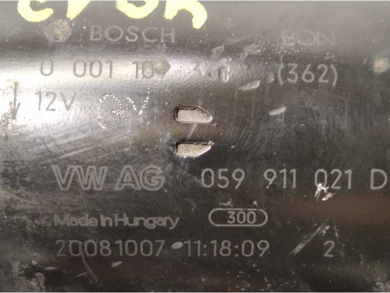 Recambio de motor arranque para audi a5 coupe (8t) 2.7 tdi referencia OEM IAM 059911021D  0001109361
