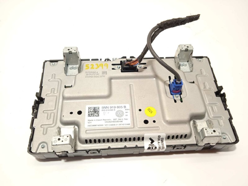 Recambio de pantalla multifuncion para volkswagen polo 1.0 tsi referencia OEM IAM 5NN919605B  
