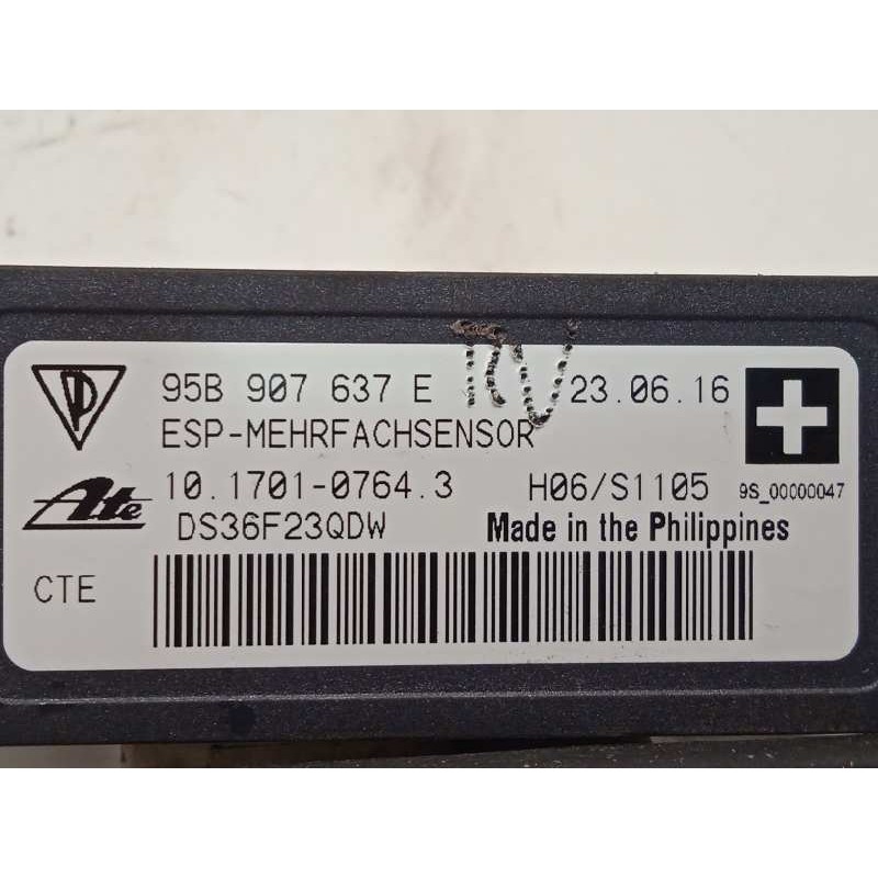 Recambio de centralita esp para porsche macan (typ ) s diesel referencia OEM IAM 95B907637E  
