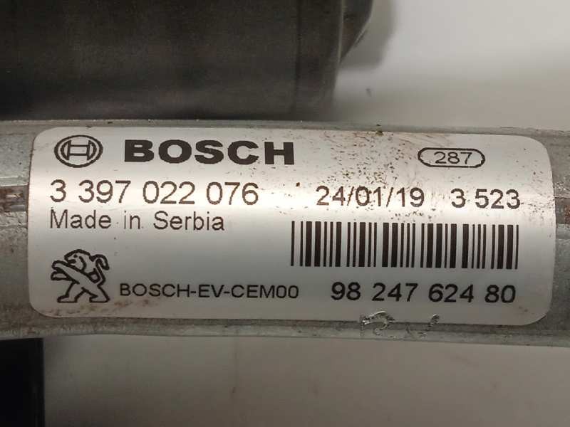 Recambio de motor limpia delantero para peugeot 3008 gt line referencia OEM IAM 9824762480 1397225028 3397022076