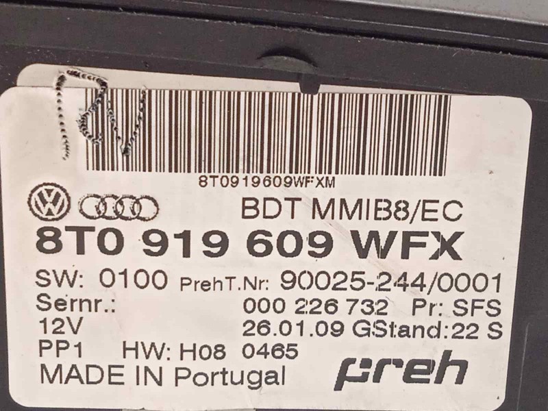 Recambio de mando multifuncion para audi s4 avant (8k5) 3.0 tfsi referencia OEM IAM 8T0919609  8T0919609WFX