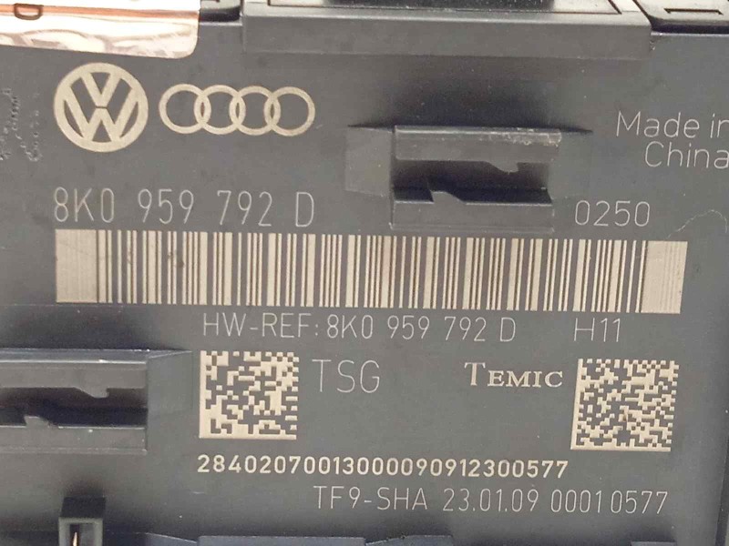 Recambio de modulo confort para audi s4 avant (8k5) 3.0 tfsi referencia OEM IAM 8K0959792D  