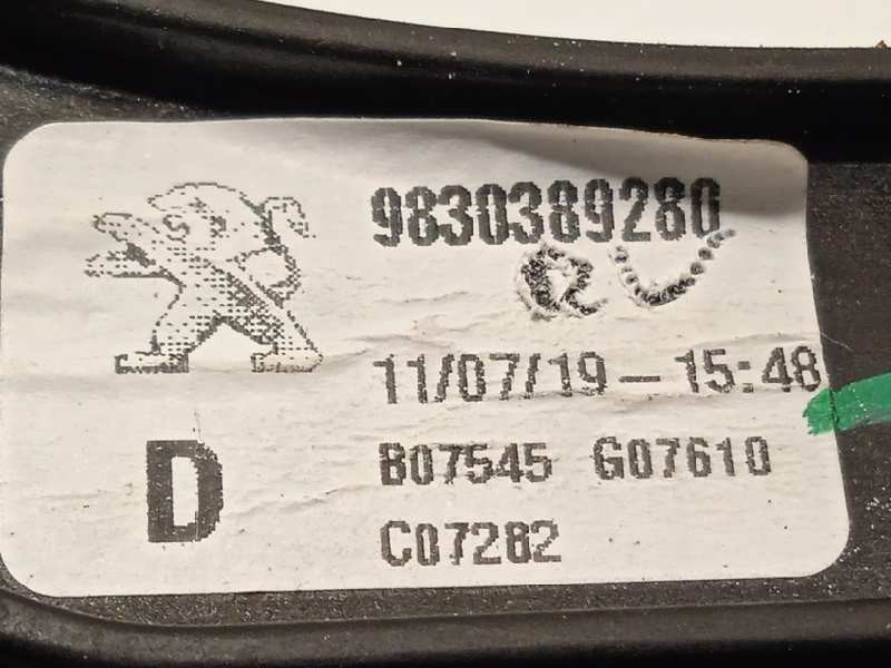 Recambio de elevalunas delantero derecho para peugeot 3008 allure referencia OEM IAM 9830389280  9829482280