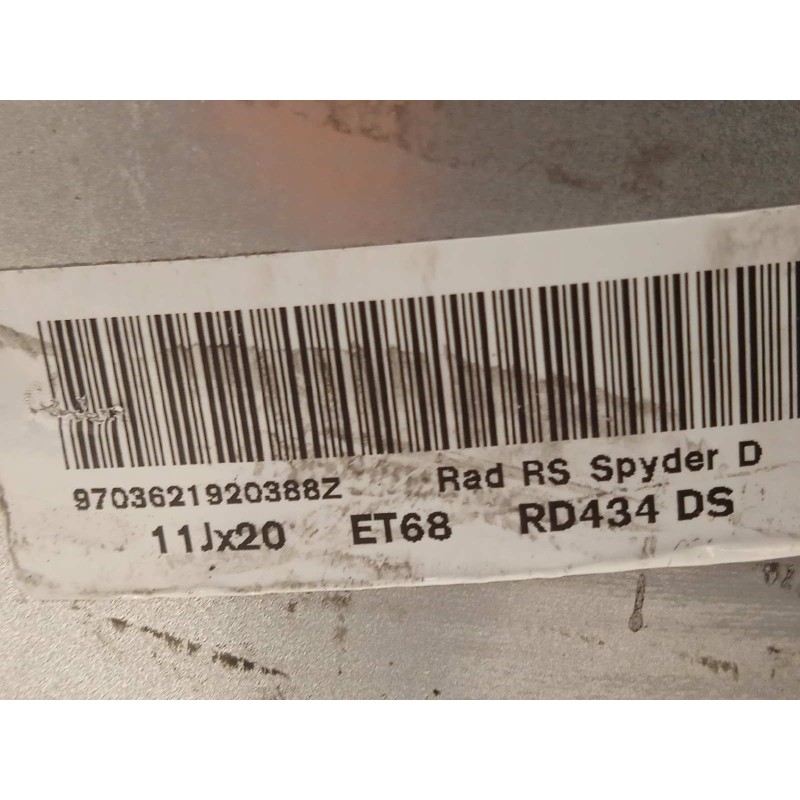 Recambio de llanta para porsche panamera 4 s referencia OEM IAM 97036219203  