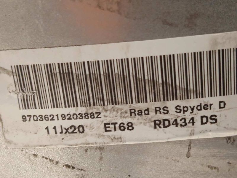 Recambio de llanta para porsche panamera 4 s referencia OEM IAM 97036219203  