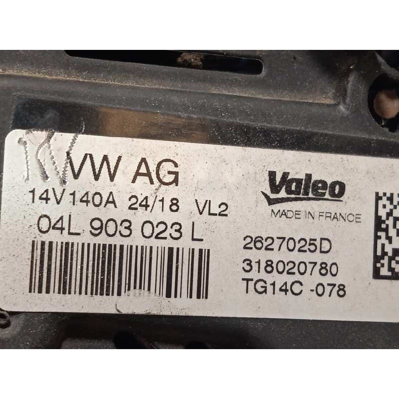 Recambio de alternador para audi q3 (8ug) sport edition referencia OEM IAM 04L903023L  TG14C078