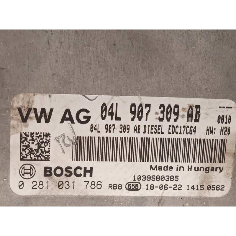 Recambio de centralita motor uce para audi q3 (8ug) sport edition referencia OEM IAM 04L907309AB  0281031786