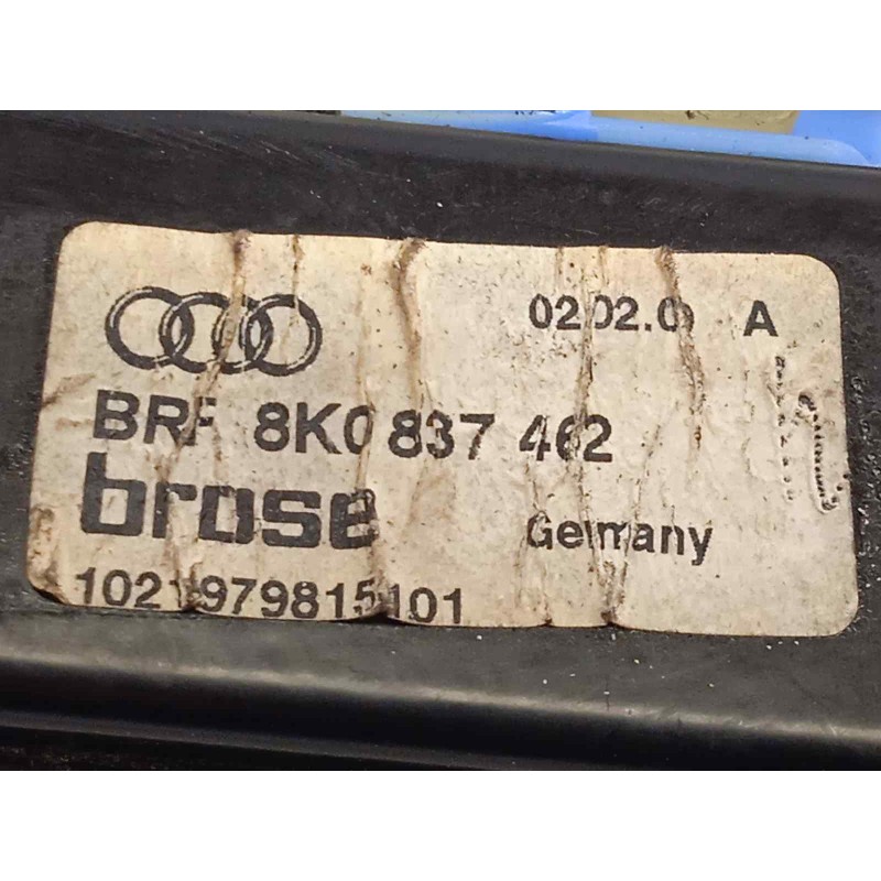 Recambio de elevalunas delantero derecho para audi s4 avant (8k5) 3.0 tfsi referencia OEM IAM 8K0837462  8K0959802A