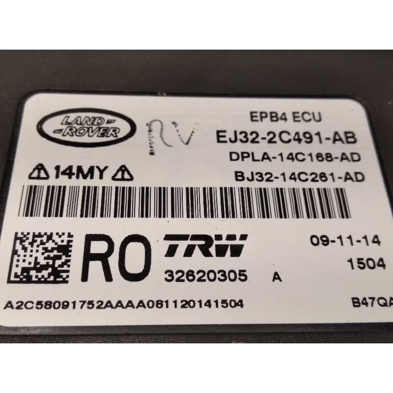 Recambio de modulo electronico para land rover evoque 2.2 td4 cat referencia OEM IAM EJ322C491AB  