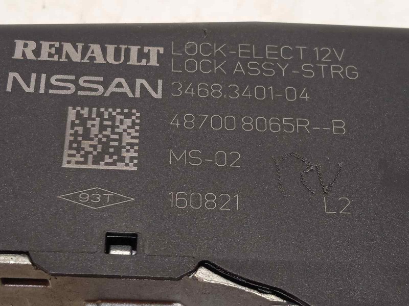 Recambio de conmutador de arranque para renault captur ii referencia OEM IAM 487008065R  