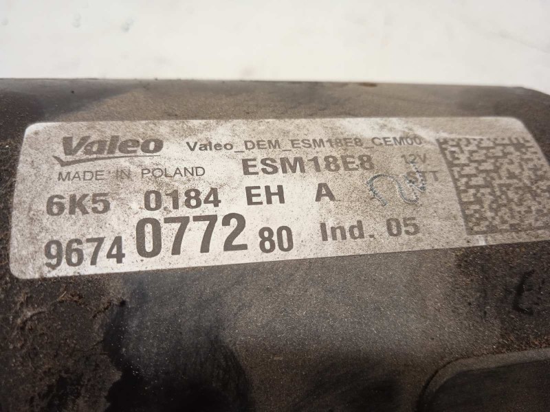 Recambio de motor arranque para peugeot 308 1.2 12v e-thp referencia OEM IAM 9674077280  ESM18E8