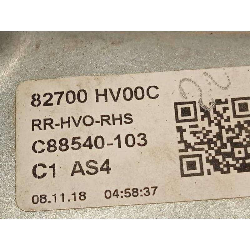 Recambio de elevalunas trasero derecho para nissan qashqai (j11) acenta referencia OEM IAM 82700HV00C  
