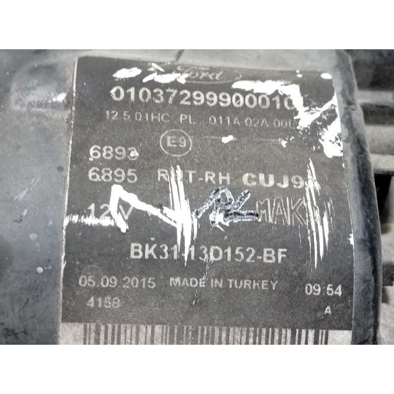 Recambio de faro derecho para ford transit custom kasten 310 l1 referencia OEM IAM BK3113D152BF  