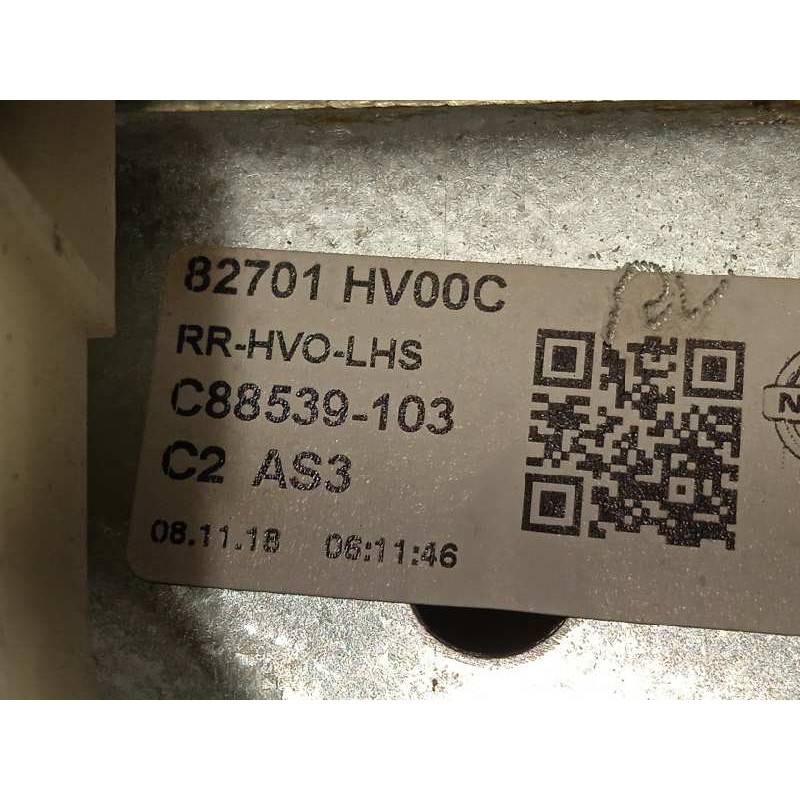 Recambio de elevalunas trasero izquierdo para nissan qashqai (j11) acenta referencia OEM IAM 82701HV00C  