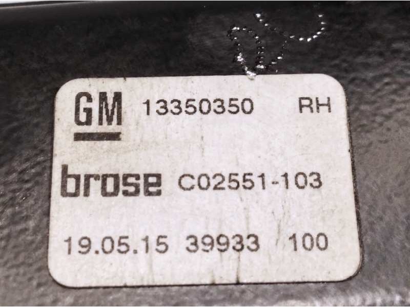 Recambio de elevalunas delantero derecho para opel adam 1.4 16v referencia OEM IAM 13350350 966436201 20951582