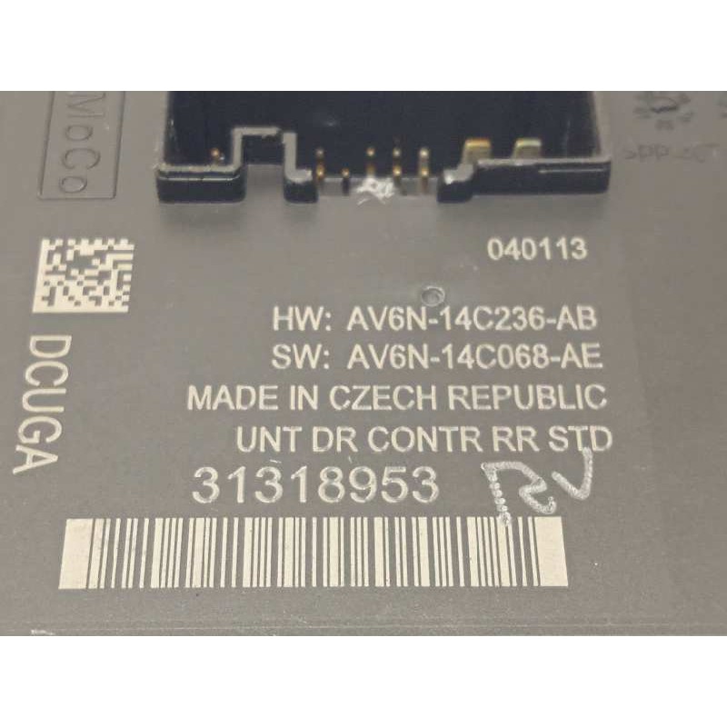 Recambio de modulo confort para volvo v40 basis referencia OEM IAM 31318953  