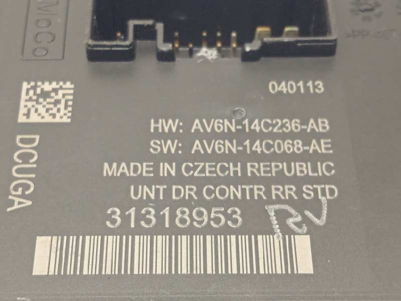 Recambio de modulo confort para volvo v40 basis referencia OEM IAM 31318953  