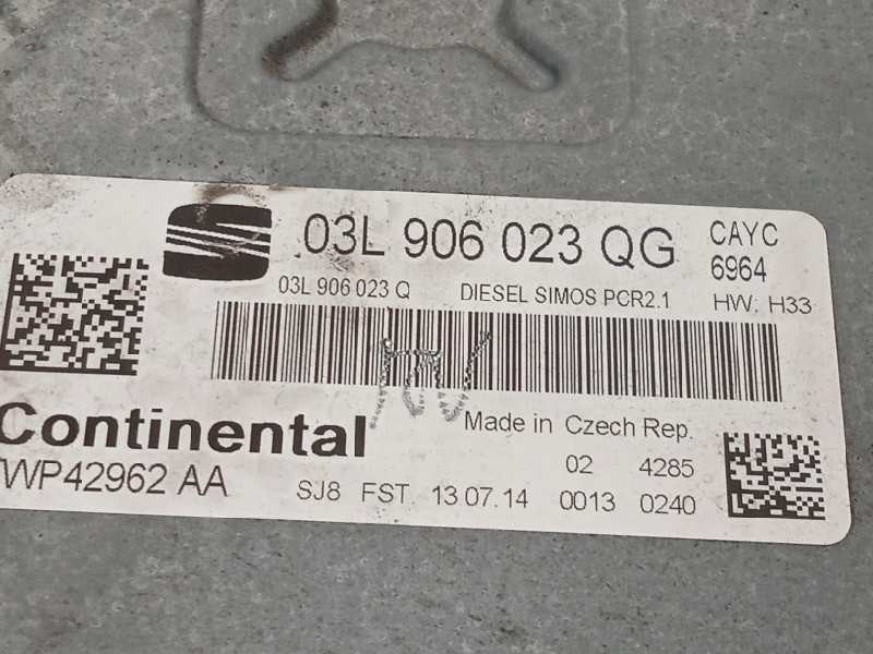 Recambio de centralita motor uce para seat toledo (kg3) 1.6 tdi referencia OEM IAM 03L906023QG  5WP42962AA